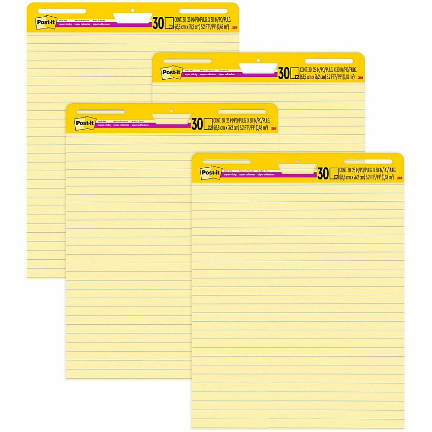 Post-it Super Sticky Easel Pad (MMM561VAD4PK)