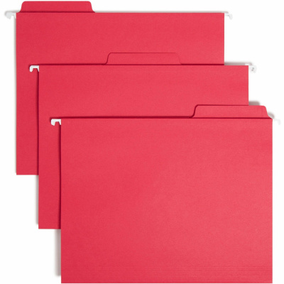 Smead FasTab 1/3 Tab Cut Letter Recycled Hanging Folder (64096)