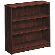 HON 1870 Series Bookcase | 3 Shelves | 36"W | Mahogany Finish (HON1872N)