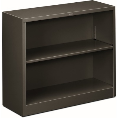 HON Brigade Steel Bookcase | 2 Shelves | 34-1/2"W | Charcoal Finish (S30ABCS)