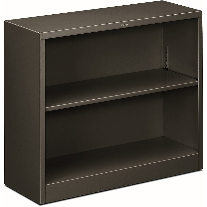 HON Brigade Steel Bookcase | 2 Shelves | 34-1/2"W | Charcoal Finish (HONS30ABCS)