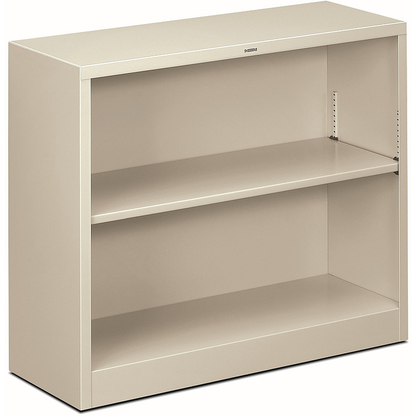 HON Brigade Steel Bookcase | 2 Shelves | 34-1/2"W | Light Gray Finish (HONS30ABCQ)
