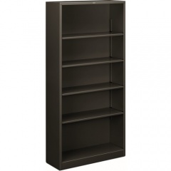 HON Brigade Steel Bookcase | 5 Shelves | 34-1/2"W | Charcoal Finish (S72ABCS)