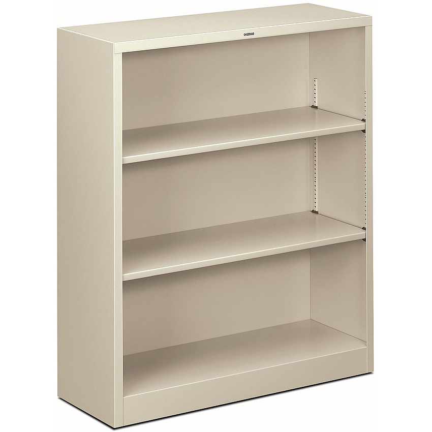 HON Brigade Steel Bookcase | 3 Shelves | 34-1/2"W | Light Gray Finish (HONS42ABCQ)