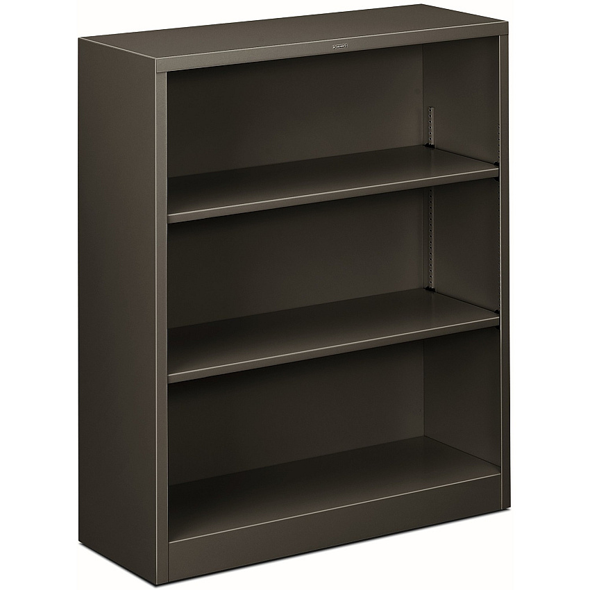 HON Brigade Steel Bookcase | 3 Shelves | 34-1/2"W | Charcoal Finish (HONS42ABCS)