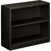 HON Brigade Steel Bookcase | 2 Shelves | 34-1/2"W | Black Finish (S30ABCP)
