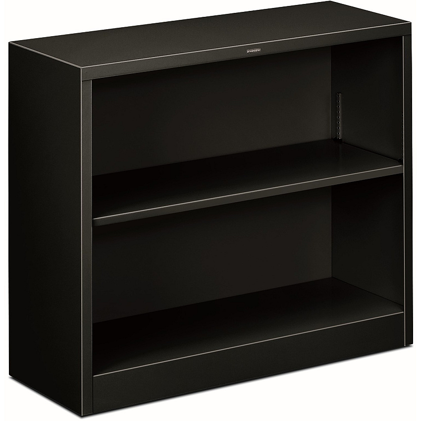HON Brigade Steel Bookcase | 2 Shelves | 34-1/2"W | Black Finish (HONS30ABCP)