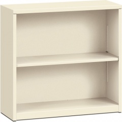 HON Brigade Steel Bookcase | 2 Shelves | 34-1/2"W | Putty Finish (S30ABCL)