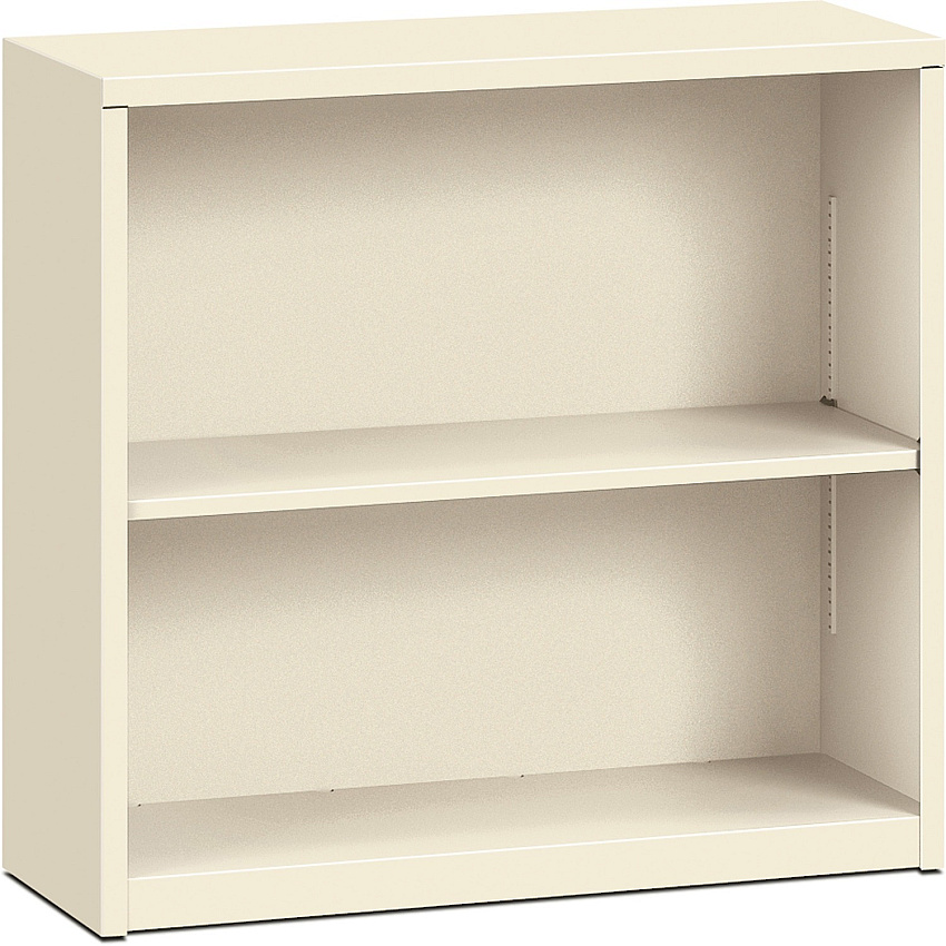 HON Brigade Steel Bookcase | 2 Shelves | 34-1/2"W | Putty Finish (HONS30ABCL)