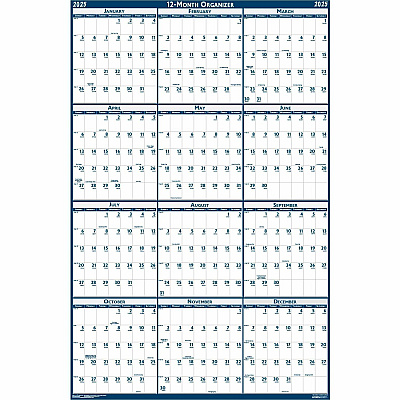 House of Doolittle Write-on Laminated Wall Planner (3961)