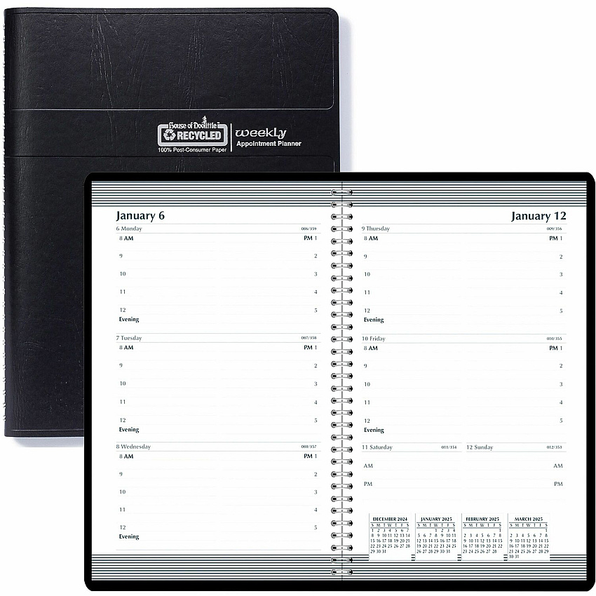 House of Doolittle Horizontal Format Recycled Weekly Planner (27802)