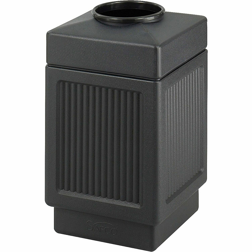 Safco Indoor/Outdoor Waste Receptacle (SAF9475BL)