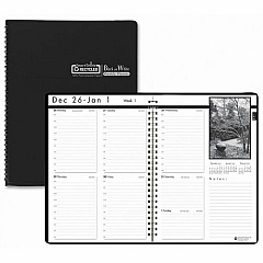 House of Doolittle Black on White Weekly Planner (HOD217102)