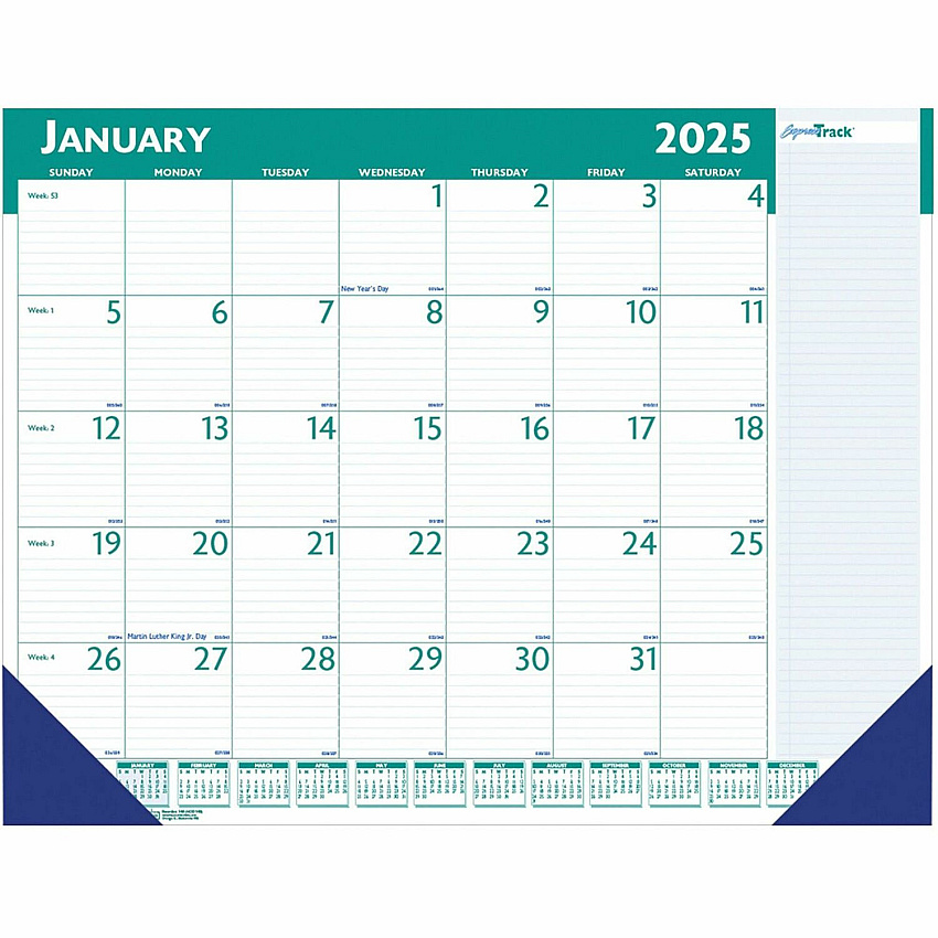 House of Doolittle ExpressTrack Desk Pad Calendar (148)
