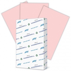 Hammermill Paper for Copy 8.5x14 Inkjet, Laser Colored Paper - Pink - Recycled - 30% Recycled Content (103390)