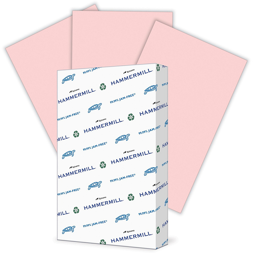 Hammermill Colors Recycled Copy Paper - Pink (HAM103390)