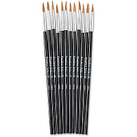CLI Size 4 Water Color Pointed Brushes (LEO73504)