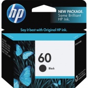 HP 60 (CC640WN) Original Inkjet Ink Cartridge - Black - 1 Each