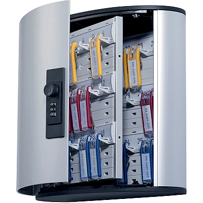 Durable Brushed Aluminum Combo Lock 36-Key Cabinet (DBL196623)