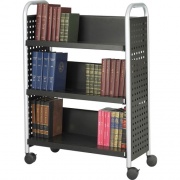 Safco Scoot Single Sided Book Cart (5336BL)