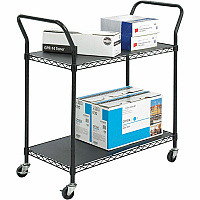 Safco Wire Utility Cart (SAF5337BL)