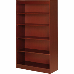 Lorell Five Shelf Panel Bookcase (89053)