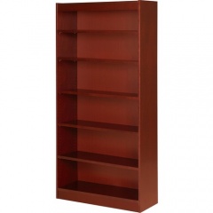 Lorell Six Shelf Panel Bookcase (89054)