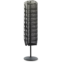 Safco Onyx Rotating Mesh Magazine Rack (SAF5577BL)