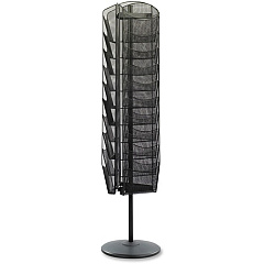 Safco Onyx Rotating Mesh Magazine Rack (SAF5577BL)