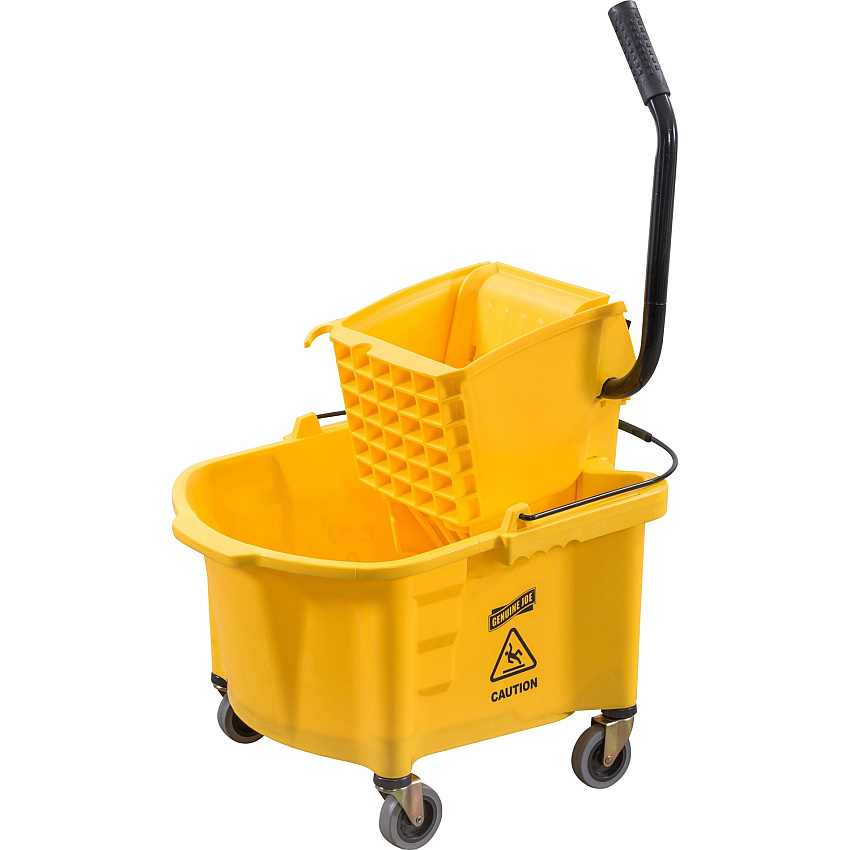 Genuine Joe Splash Shield Mop Bucket/Wringer (GJO60466)