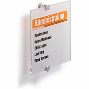 Durable Crystal Standoff Interior Wall Sign (482419)