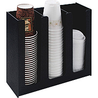 Vertiflex 3-column Cup and Lid Holder Organizer (VRTVFPC1000)