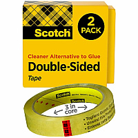 Scotch Permanent Double-Sided Tape - 3/4"W (MMM6652P3436)