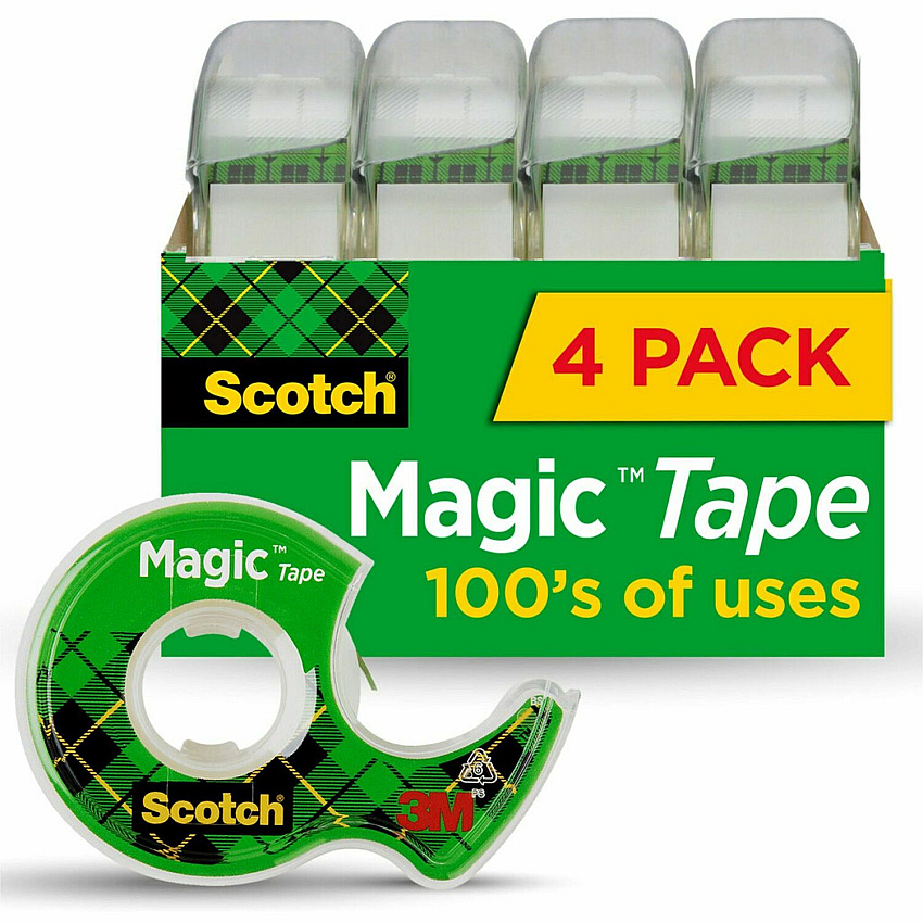 Scotch Nonyellowing Magic Tape Dispenser (MMM4105)