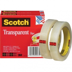 Scotch Transparent Tape - 3/4"W (6002P3472)