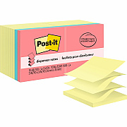 Post-it Dispenser Notes - Assorted Colors (MMMR330144B)