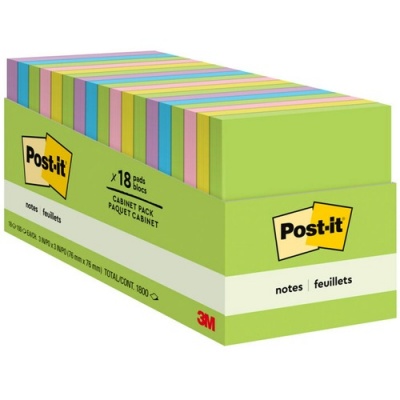 Post-it Notes Cabinet Pack - Floral Fantasy Color Collection (65418BRCP)