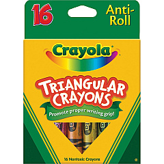 Crayola Triangular Anti-roll Crayons (CYO524016)
