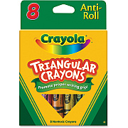 Crayola Triangular Anti-roll Crayons (CYO524008)