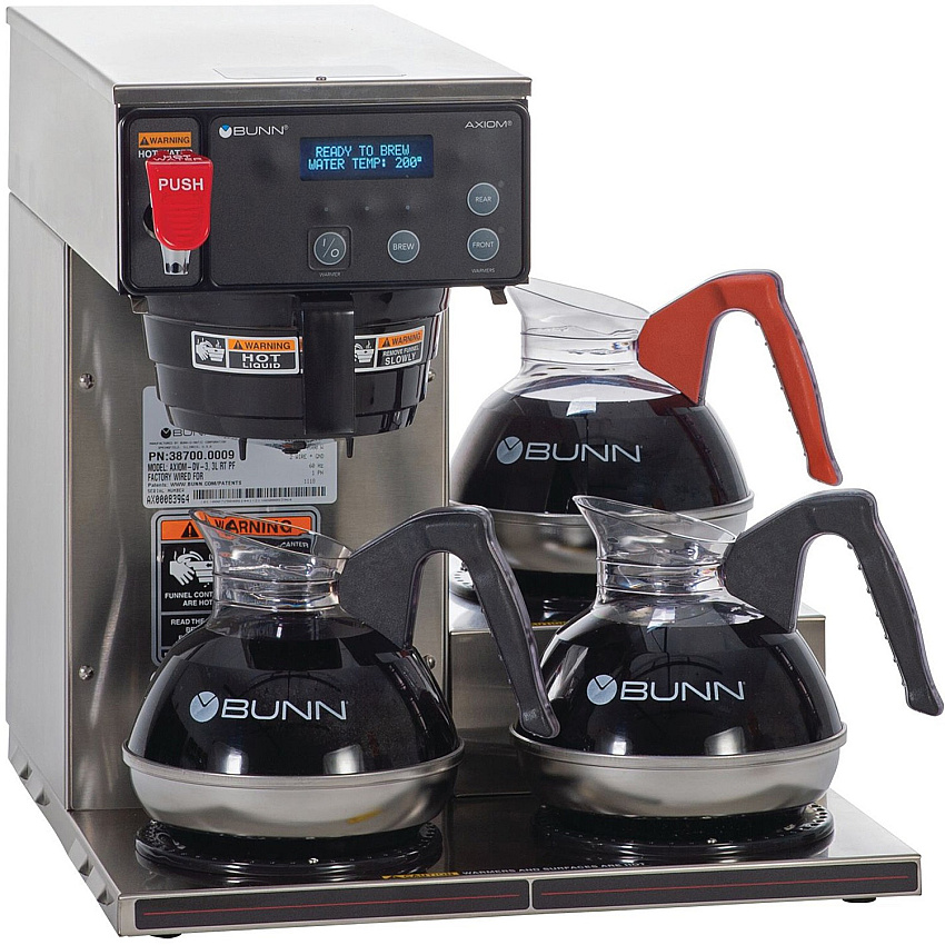BUNN 12-cup Digital 3-Warmer Commercial Brewer (BUN387000002)