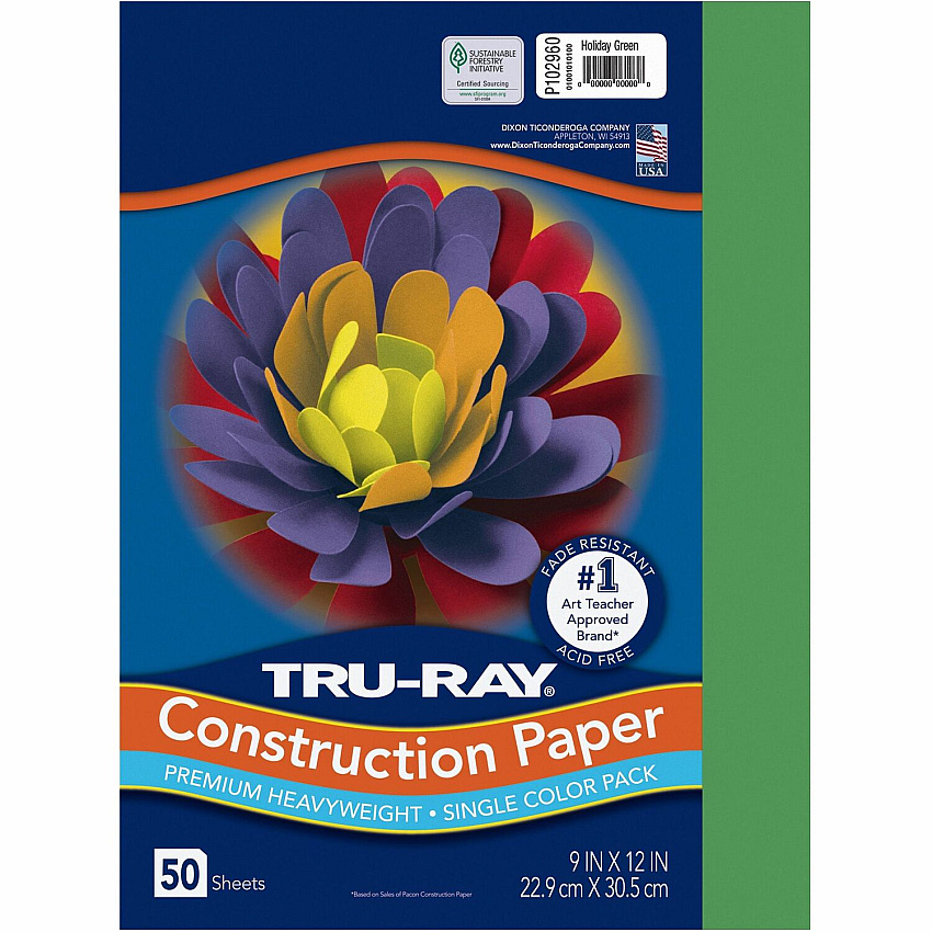 Tru-Ray Heavyweight Construction Paper (PAC102960)