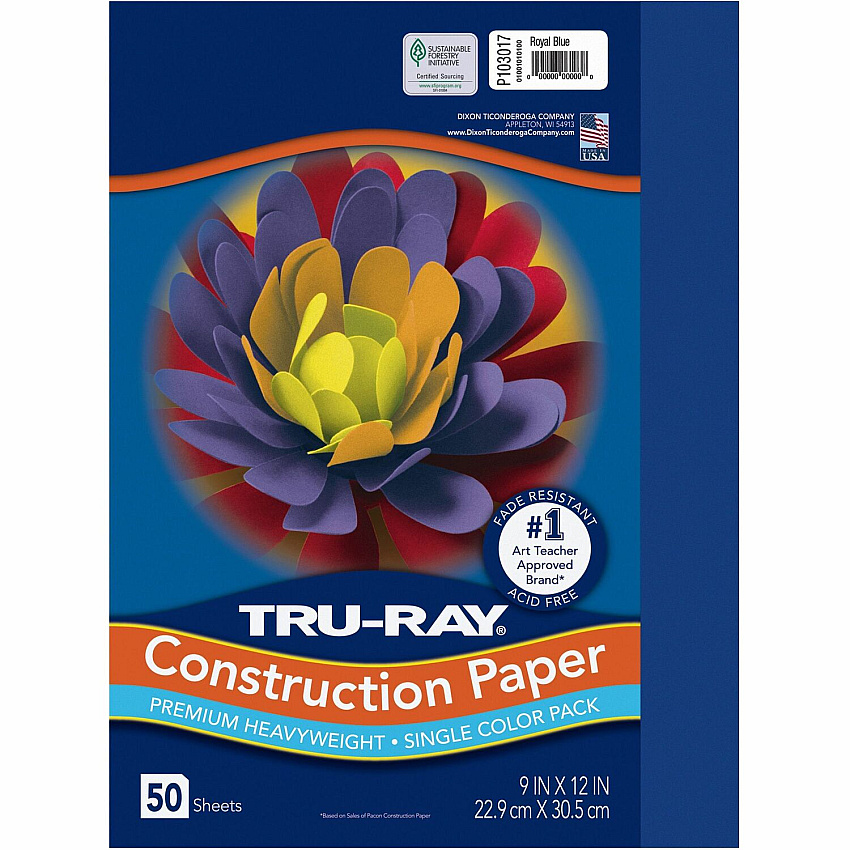 Tru-Ray Heavyweight Construction Paper (PAC103017)