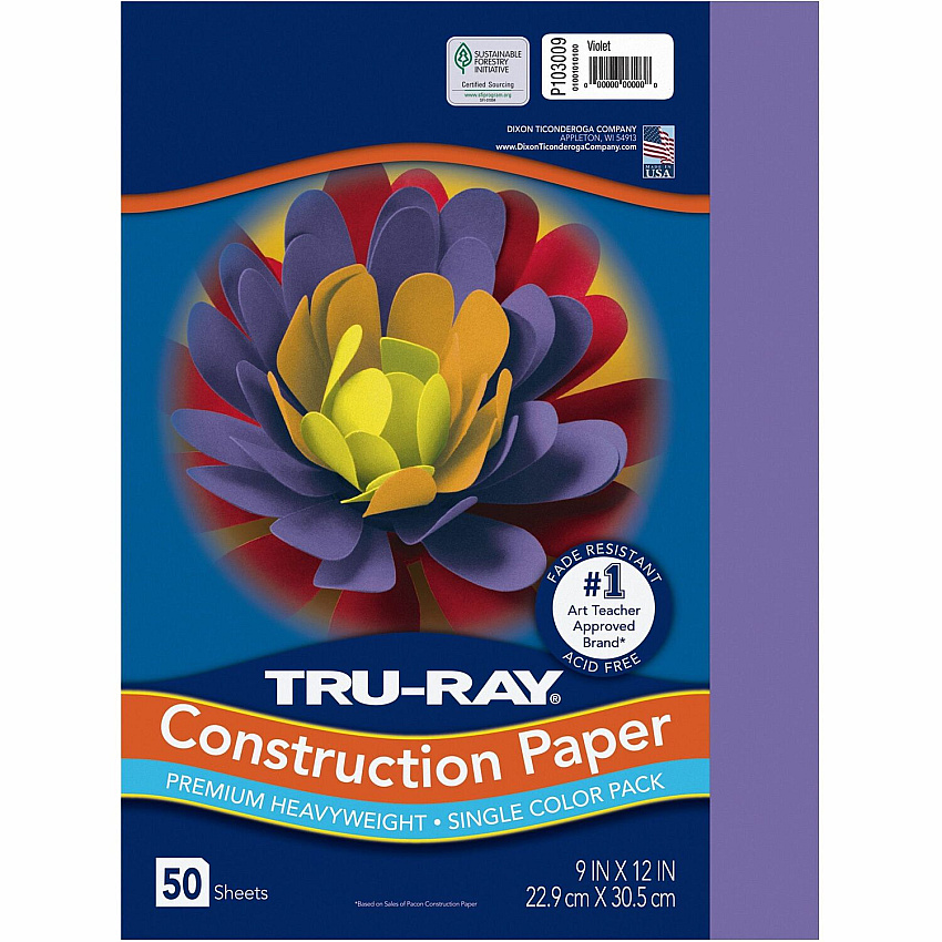 Tru-Ray Heavyweight Construction Paper (PAC103009)