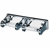 San Jamar 2-Roll Locking Bath Tissue Dispenser (SJMR260XC)
