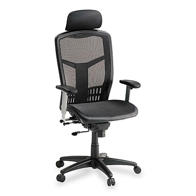 Lorell ErgoMesh Series Mesh High-Back Office Chair (LLR60324)