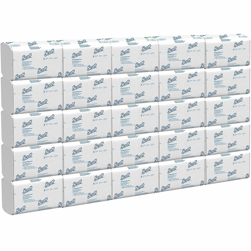 Scott Pro Scottfold Multifold Paper Towels with Fast-Drying Absorbency Pockets (KCC01980)