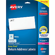 Avery Easy Peel Mailing Laser Labels (AVE5195)