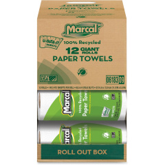 Marcal Giant Paper Towel in a Roll Out Carton (06183)