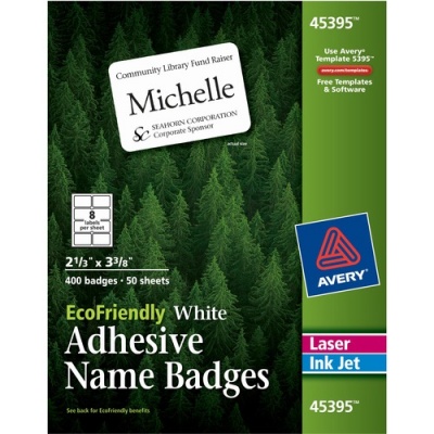 Avery Eco-friendly Premium Name Badge Labels (45395)