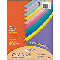 Pacon Cardstock Sheets - Assorted (PAC101195)